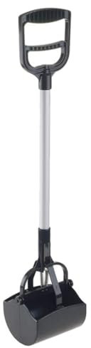 Sosoport Aluminum Pet Toilet Scooper Long Handle Dog Poop Scooper Dog Accessories