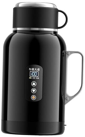 F Fityle Electric Car Kettle Water Boiler Touch Temperature Adjustment Truck Kettle Portable Multifunctional Water Heaters 12V/24V