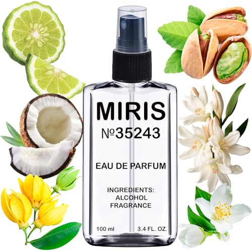 MIRIS No. 35243, Solei Blank, Larga duracion, Eau de Parfum Unisex para Mujer y Hombre, Vaporizador 100 ml