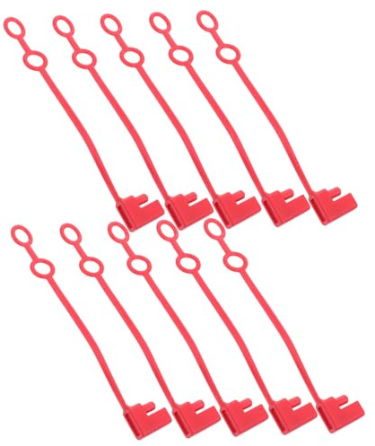 VILLCASE 10 Piezas Protector de Cable para Enchufes Resistente al Agua de Tapas Protectoras para Conectores de Línea Firme y Duradero para Uso Electrodomésticos y Vehículos
