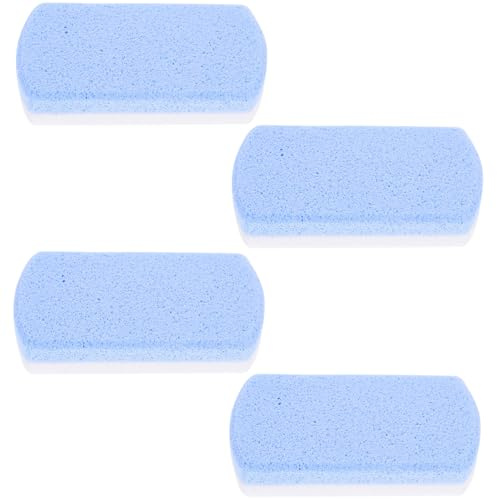 Healifty 4 Limas de Piedra para Pedicura de Vidrio, Removedor de Callos y Piel Muerta, Exfoliación Suave Cuidado Pies