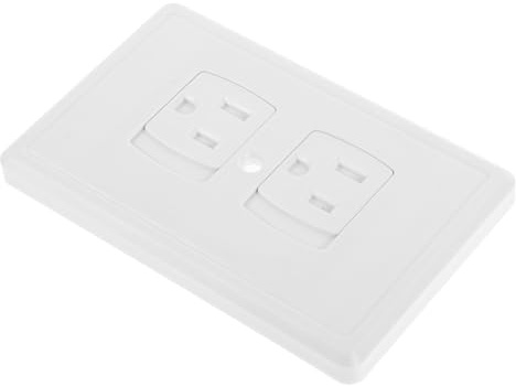 Vaguelly Copertura Protettiva per Prese Elettriche da Muro in Abs Bianco, Protezione Contro Sporco e Acqua, Sicurezza per Ragazzo Ragazza a Casa, Compatibile Prese Standard Americane