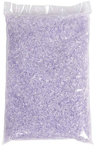 Deko Glasnuggets flieder 1 Kg - Glas Nuggets - Tischdekoration - Vasendeko - günstig - Dekoration - Tischdeko - Dekomaterial