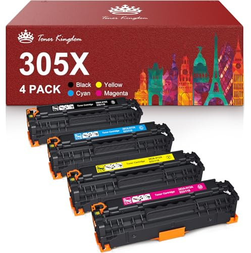 305X Toner Kompatibel für HP 305A 305X M476dw LaserJet Pro 400/300 | Kompatibel für HP LaserJet Pro 400 Color MFP M475dw M475dn M451dn M451nw M451dw LaserJet Pro 300 Color MFP M375nw M351a