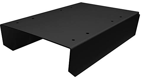 BURG-WÄCHTER - Soporte de pared para buzón de correa, cara de fijación multitrrous, acero galvanizado, color negro