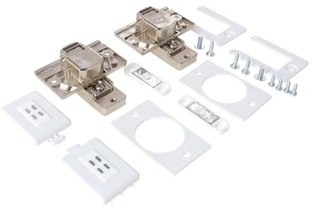 sparefixd Kit de charnière F2i pour porte de placard pour machine à laver Neff