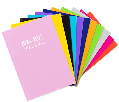 Schülerkalender 2024/2025, A5, Wochenansicht, Schulplaner, Schüler, Lehrer, Jahr w2v - Rosa