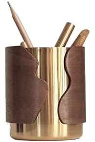 Stifthalter Stifthalter Moderner kreativer Holz-handgemachter Schreibtisch-Bleistift-Aufbewahrungsbecher Büro-Arbeitszimmer-Schreibtisch-Bürsten-Bleistift-Aufbewahrungs-Stifthalter Schreibtischzubehör