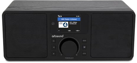 Artsound R9 Portable Stereo Radio - DAB, FM & Internet Radio with Bluetooth