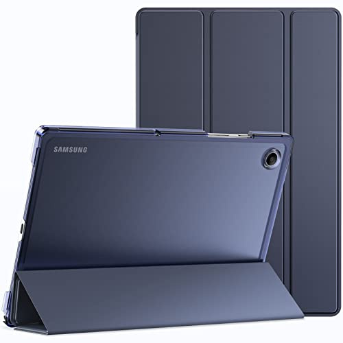 JETech Funda para Samsung Galaxy Tab A8 10,5, Marino | Para SM-X200/X205/X207 2022 Modelo, Carcasa Trasera Translúcida Slim, Soporte Tríptico, Activación/Reposo Automático