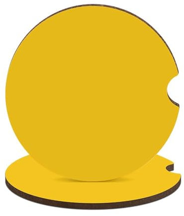 2 posavasos para automóvil, antideslizantes, absorbentes, color amarillo leche, color amarillo, accesorios universales para portavasos de coche con base de corcho de 2.6 pulgadas
