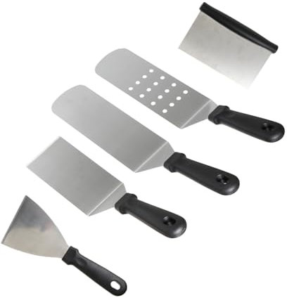 Mikinona Pizzaschieber 5-teiliges Pizzaheber-spatel-set Pizzaschaufel Aus Edelstahl Zum Kochen