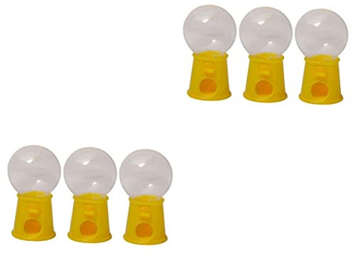SHOWERORO 2sets Gumball Machine Gumballs Sweet Machine Dispenser for Boys and Girls Interactive Candy Catcher Toy 3pcs*2