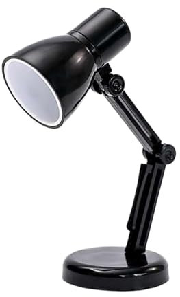 Desk Lamp, Table Lamp, Battery Powered Tiny Reading Light Eye Caring Touch Portable ABS Night Light, Warm White, Ideal for Living Room, Bedroom, Study, 4.72x1.77 inches, LED