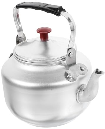Gatuida Tetera Pequeña Portátil 0,8l De Aleación De Aluminio Filtro Incorporado Resistente Al Calor Para Uso Doméstico y Hervir Agua Cocina a Gas