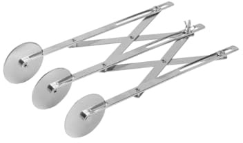 ALCXAZS Coltello per pizza facile da pulire per affettare antiruggine e antiaderente Ampie applicazioni Tagliapizza Tagliapizza, 3 ruote