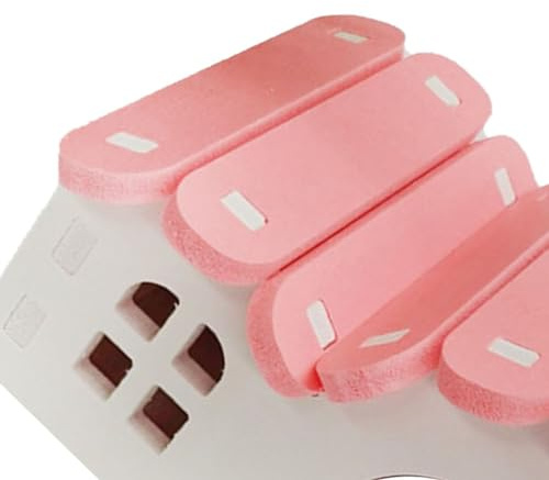 Generic Gömställe för Hamsterhus Slitstarkt Gömställe för Smådjur för Hamstermöss Syrisk Hamster för Lek Vila Tillverkad Av PVC (Rosa)