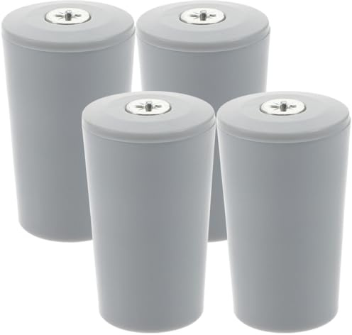 BESPORTBLE Fermatende per Tende a Rullo 4 Pezzi Grigio Accessori per Tapparelle in Materiale Resistente all’Usura Ricambi per Riparazione Zanzariere e Tapparelle Spillo e Stantuffo per