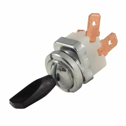 Pumixiy Pour interrupteur à bascule SPB200 de rechange – unipolaire On/Off avec chariot en plastique, 10 A, 12 V, 5 A, 24 V, convient aux trous de 14,5 mm, pour véhicules classiques et vintage