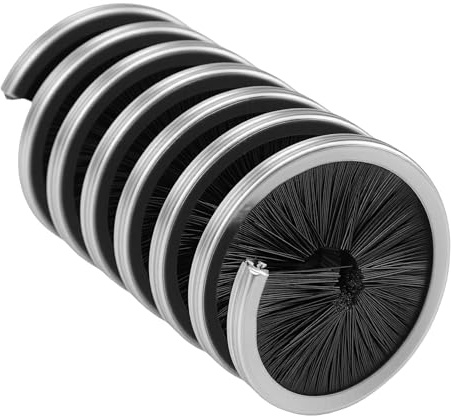 Keenso Rengöringsborste för Rep Av Rostfritt Stål Slitstark Nylon med 360 Graders Rengöringsåtgärd för Klätterrep Klädlina 10 Cm