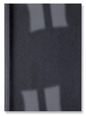GBC LeatherGrain Thermo-Bindemappen, 100 Stück, A4, schwarz, 3mm
