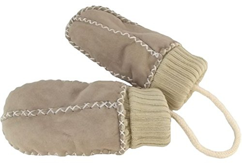 Heitmann Baby Lammfellfäustel Baby Handschuhe sand ca. 0-9 Monate