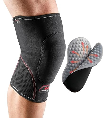 McDavid Knee Pad with Thick Gel Sorbothane Insert for Impact Absorption and Support. Compression Sleeve Knee Brace. For Sports and Activities like Wrestling, Volleyball, Lacrosse Gardening, Home Work. Left or Right Knee