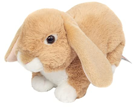 Teddy Hermann 93732 Hase beige 23 cm, Green Friends nachhaltiges Kuscheltier mit idealem Recyclinganteil (Füllmaterial)