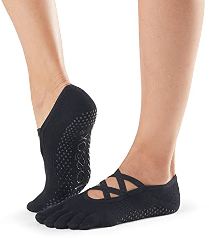 Toesox Calzini unisex con dita intere, per yoga e pilates