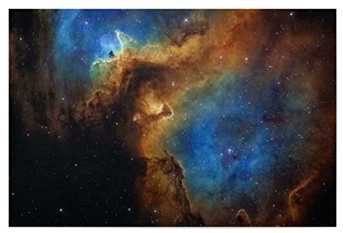artboxONE Poster 150x100 cm Natur The Soul Nebula hochwertiger Design Kunstdruck - Bild Nebel Astronomie Astronomy