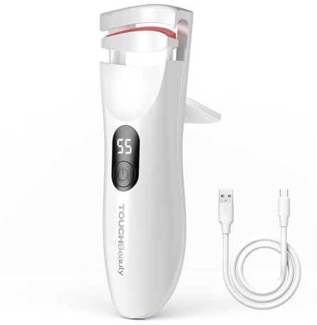 TOUCHBeauty Wimpernzange - Weiß - Silikon - Typ-C-Ladekabel - AG-2316EU