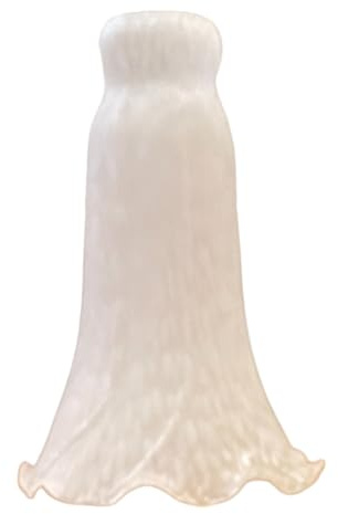 White Lily Glass Shade (Shade Only)