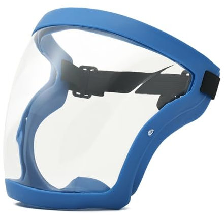 Visiera Protettiva, Visiera antiappannamento,Visiera Trasparente Super Protettiva Regolabile e Riutilizzabile | Maschera Integrale, equipaggiamento di Protezione di Sicurezza per Il Lavoro sull'erba