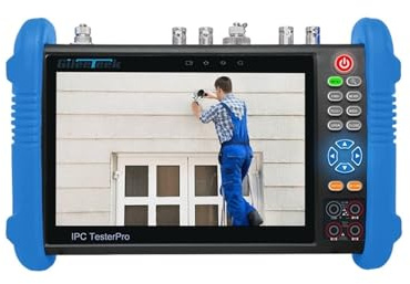 Contenitore per la polvere, Tester for telecamere IP analogiche 4K 8MP CVI TVI AHD SDI Strumento di test professionale multifunzionale Monitor for test CCTV serie IPC9800 per levigatura e lucidatura(I