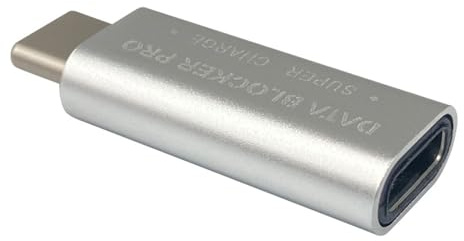 Asukohu Bloque les données USB C sécurisées Prise en charge de la charge rapide pour smartphones et ordinateurs portables tablettes Accessoire de charge rapide USB Bloqueur de données