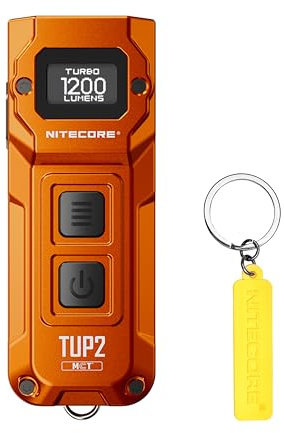 Nitecore TUP2 MCT EDC Linterna Llavero 1200 Lúmenes (Naranja)