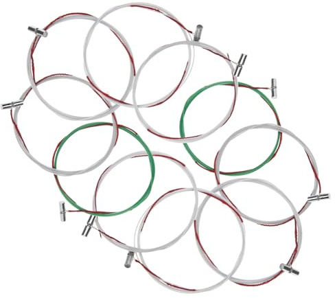 NULYLU 10 Stück Guzheng Saiten B-saite Metall für 6-10-saitige Guzhengs Langlebige mit Elastizität Geeignet für Anfänger und Profis