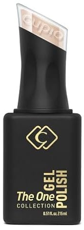 Cupio Gellack The One Sweet French 15 ml – zarter French Nude Ton – semipermanenter UV LED Gel Nagellack – natürlich, elegant & hochdeckend – für Studio & Zuhause