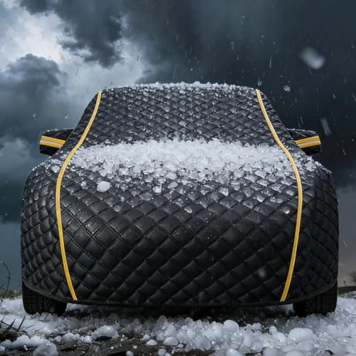 Housse Voiture Épaissi Anti-grêle pour Hyundai Tucson 2022-2026 Bache Voitures,Tous Temps Extérieur Voiture Grêle Housse Protection, Waterproof Breathable Snowproof UV-Resistant