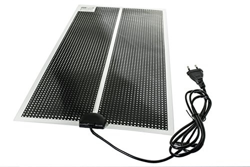 Tapis chauffant ou -tapis de chaleur pour terrariums - ultra-plat avec câble d'alimentation de 150 cm avec prise Européenne 230 V