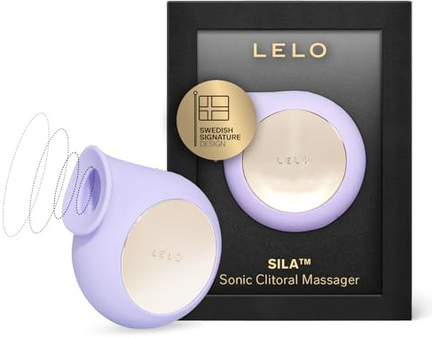 LELO SILA Vibromasseur Sonique, Sex Toys Coquin Étanche pour Femme, doté d’un Stimulateur Externe Délicat et de 8 Modes de Vibrations, Sextoyse Femme Clitoridien, Lilac