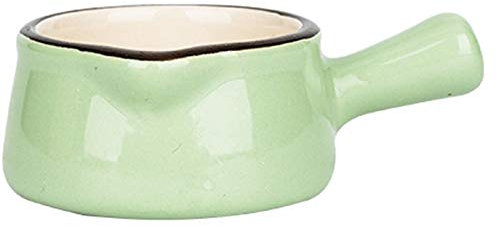 XXXXW Serving Pitcher Sauce Pitcher Porcelain Gravy Sauce Boat Gravy Sauce Boat Saucer Stand Traditional Porcelain Gravy Sauce Boat with Saucer Creamer Cup (Color : Green, Size : B)