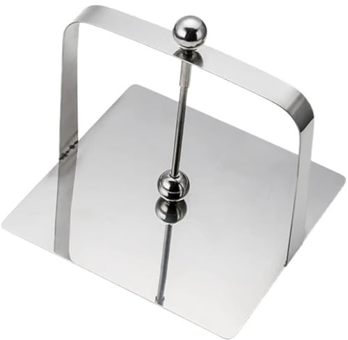 13,4 x12 x 13,4cm Serviettenhalter aus Edelstahl | Serviettenhalter mit Gewicht | Serviettenständer mit Beschwerer | Serviettenspender Farbe [Silber] - Serviettenbox | massiver Tischserviettenhalter