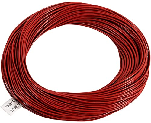 Maximumcatch voll sinkende Fliegenschnur 30,5m lang, braun/schwarz, 3/6IPS 4S-8S Fliegenfischen Schnur (WF4S, Brown(3ips))