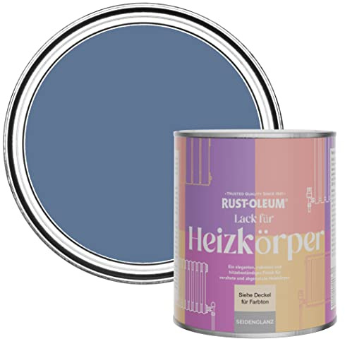 Rust-Oleum Hitzebeständiger Heizkörperlack in seidenglänzendem Finish - Blauer Fluss 750ml