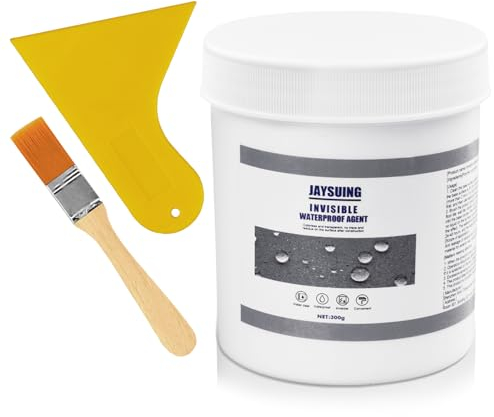 Surcotto Transparentes Wasserdichtes Beschichtungsmittel, 300g Dichtmasse Wasserdicht, Anti-Leckage Dichtungsmasse für Holz, Fliesen, Wände, Dächer, Waterproof Coating für Außen