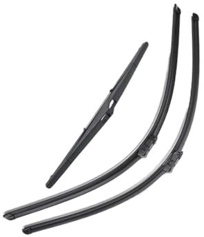 WETCL Auto Scheibenwischer für Ford Focus 3 Hatchback 2011 2012 2013 2014 2015 2016 2017 2018, Wischerblätter-Set für Vorne und Hinten Dauerhaft Wischerblatt Auto Zubehör