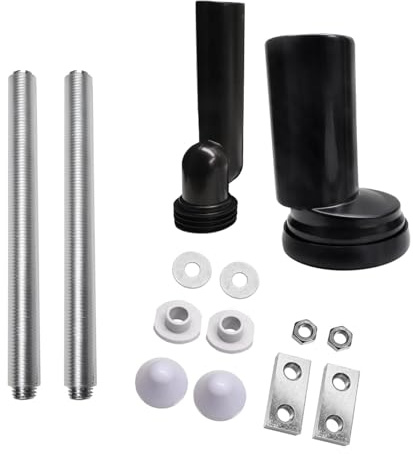 Juego de conectores de tubo de inodoro para colgar en la pared, tanque de agua oculto, excéntrico, recto, accesorios de desagüe, piezas de tubería de residuos para inodoro