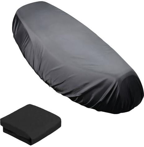 Aohyue Funda Impermeable para Asiento de Moto, Protección Resistente al Desgaste y Antideslizante, Elástica y Compatible con Todo Tipo de Motos y Scooters (XL)