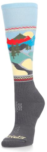 Spyder Women Womens Sweep Ski Socks, Multi, L